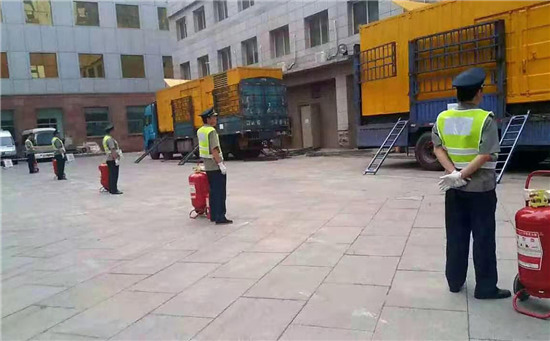 张家口租赁发电机案例