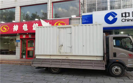 张家口出租发电机施工案例